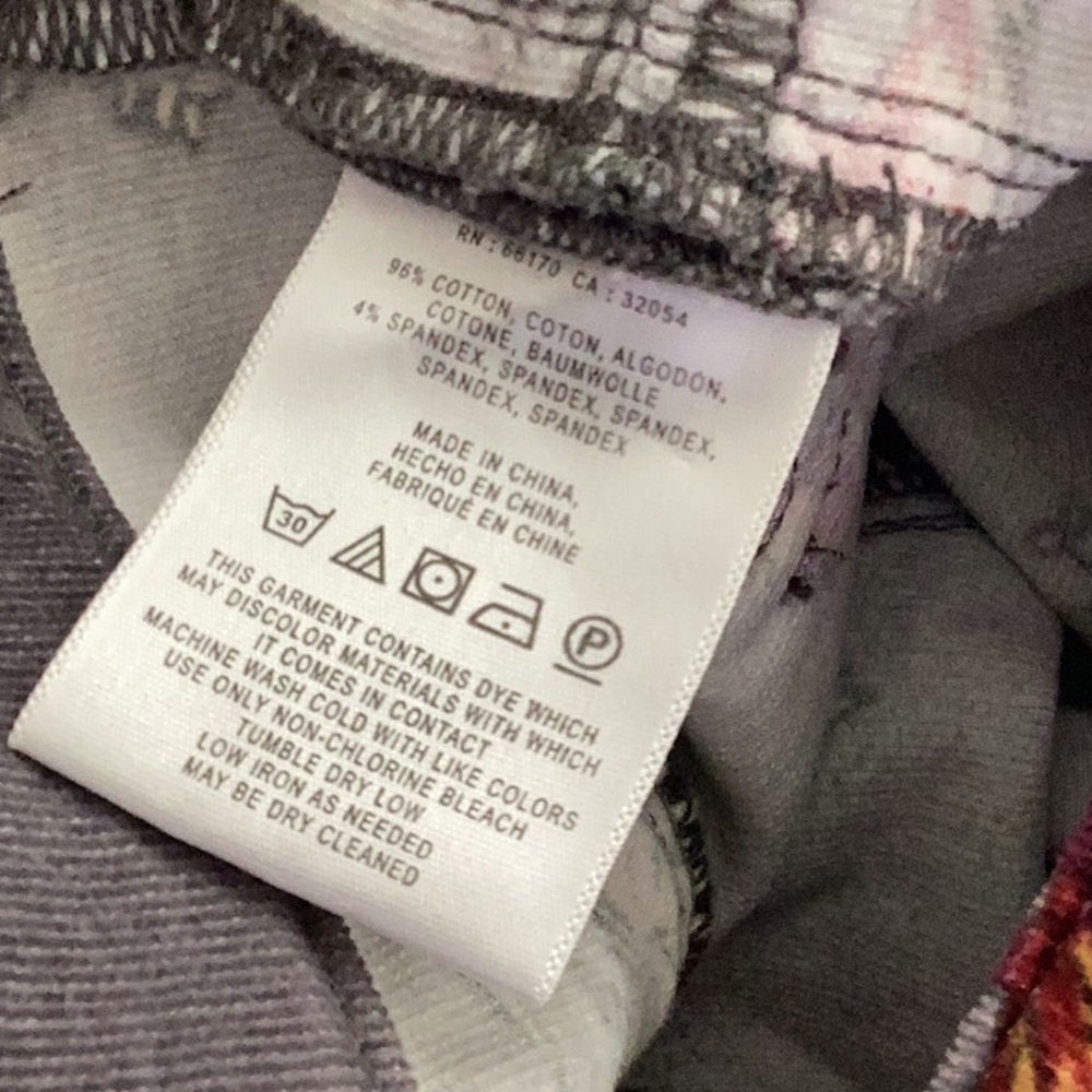 Anthropologie Pilcro and The Letterpress Corduroy High Rise Skinny Jeans Size 28 - Picture 10 of 10